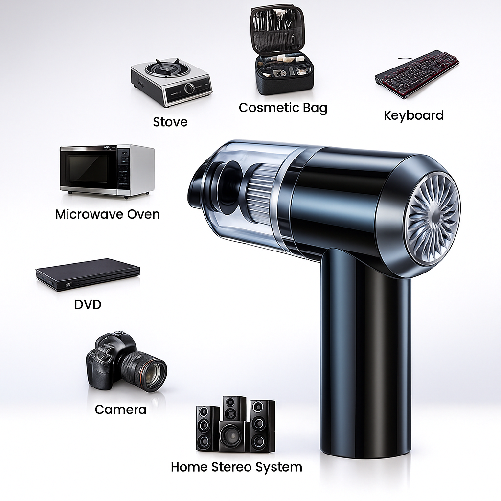 Portable Air Duster Wireless Vacuum Cleaner