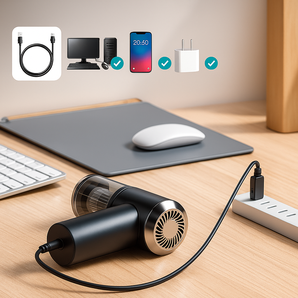 Portable Air Duster Wireless Vacuum Cleaner