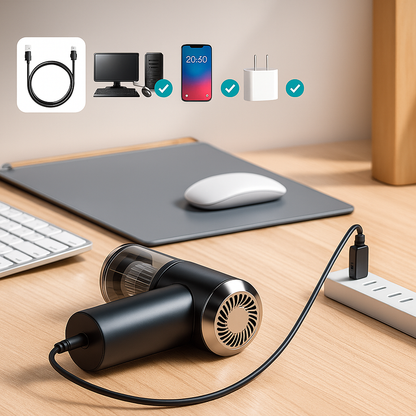 Portable Air Duster Wireless Vacuum Cleaner